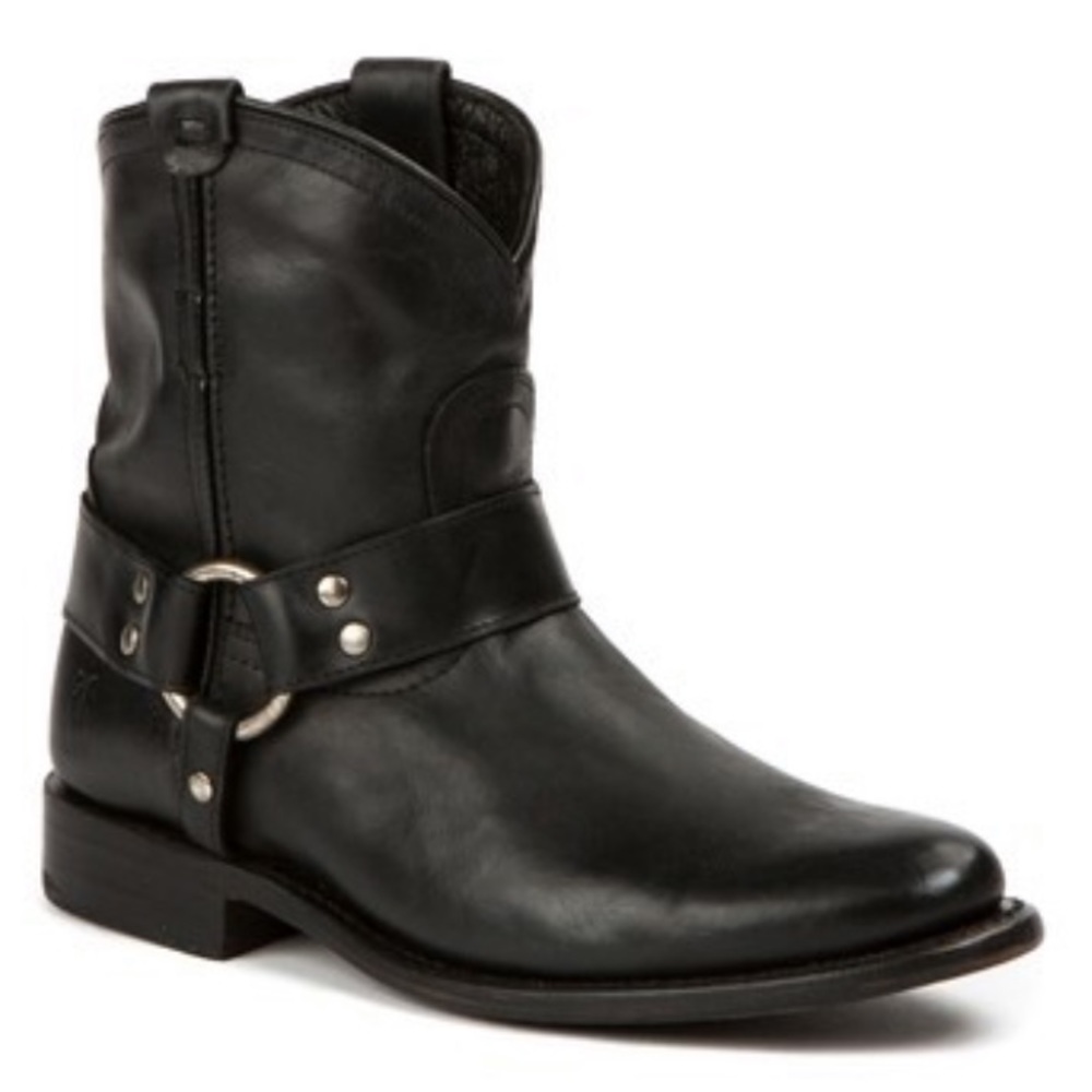 Wyatt Harness Leather Short Boot 11